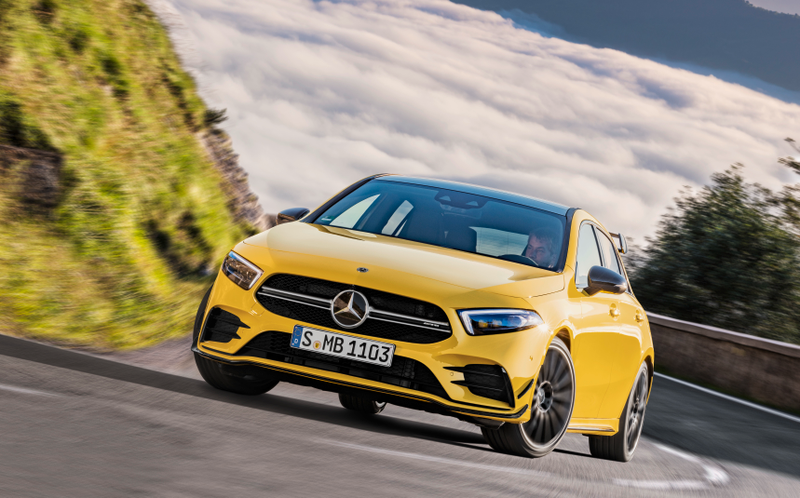 Illustration for article titled 2019 Mercedes-AMG A35: Benz's New Hot Hatch Has Toys for Your Next Track Day